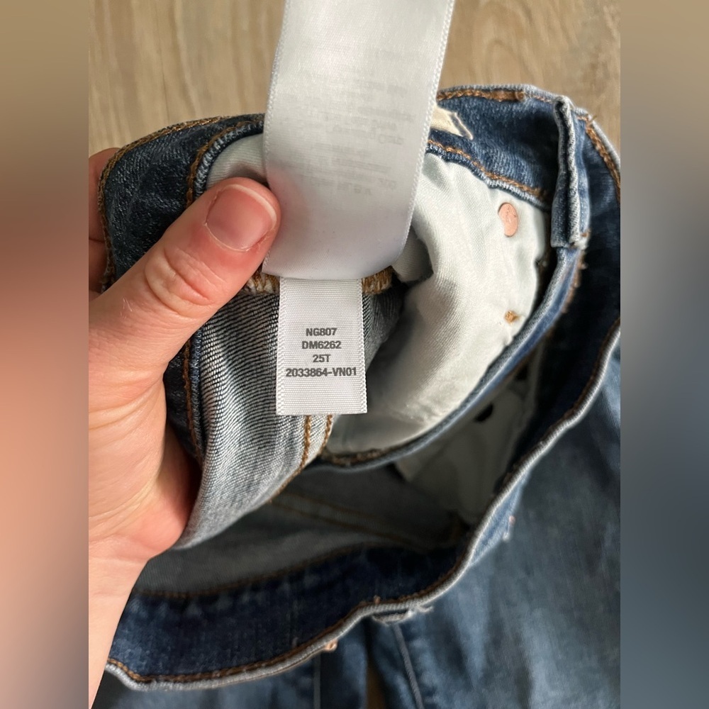 Madewell Women’s Tall Cali Demi-Boot Jeans in Glenside Wash - Size 25 Tall - Picture 6 of 10